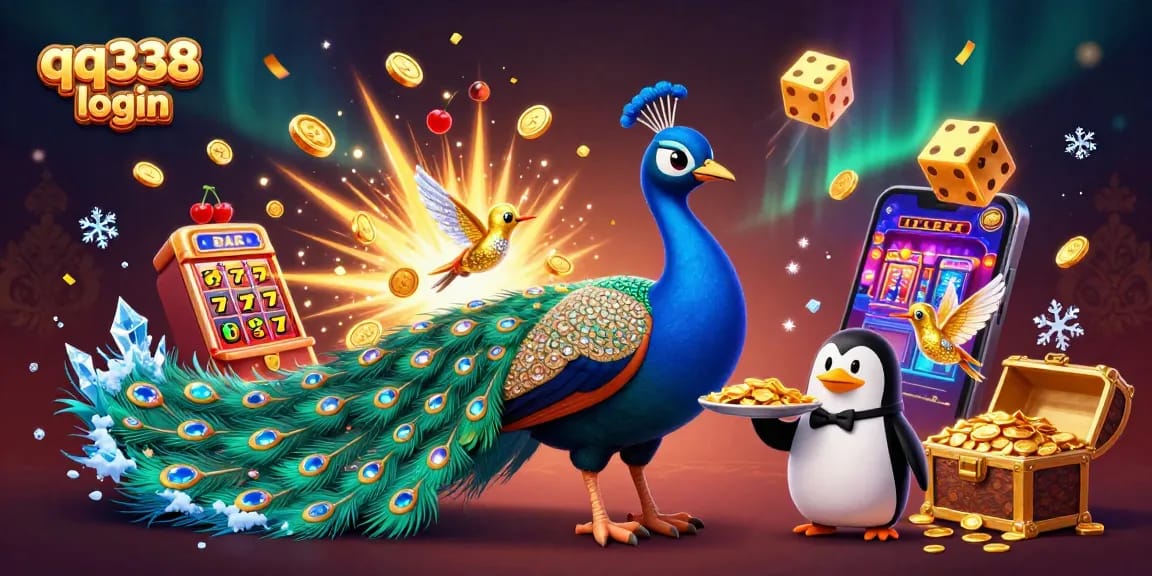 Experience thrilling gaming with qq338 login while surrounded by dazzling casino elements.