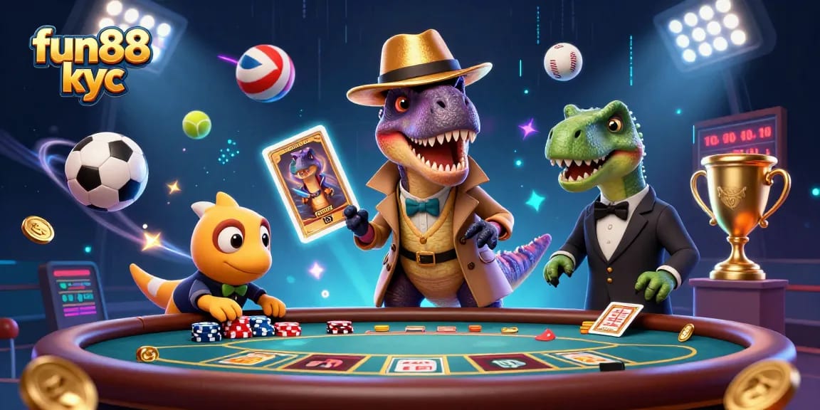 Chơi cược thú vị tại fun88 kyc với hình ảnh trực quan và đặc sắc, thể hiện những hoạt động cá cược