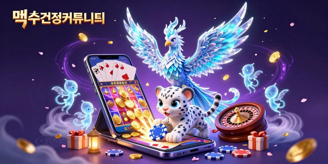 먹튀검증커뮤니티에서 안전한 온라인 베팅을 위한 포괄적인 정보를 전달하는 일러스트.