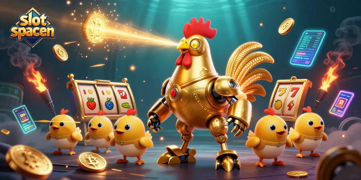 Engage in thrilling slot spaceman adventures with vibrant gaming elements and 3D crypto visuals.
