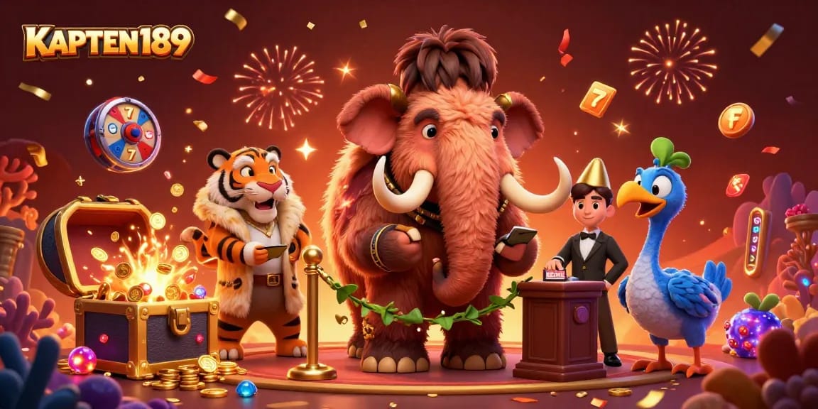 KAPTEN189 menghibur pemain slot online dengan bouncer mamut dan tamu VIP di kasino