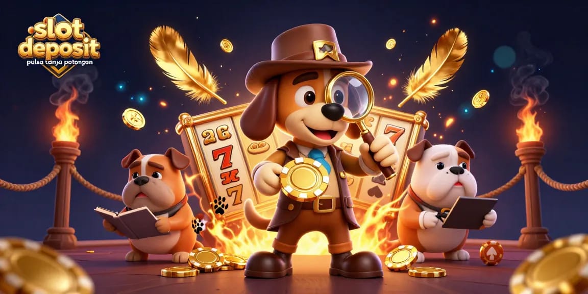 Menang dalam slot deposit pulsa tanpa potongan dengan tampilan kasino interaktif.