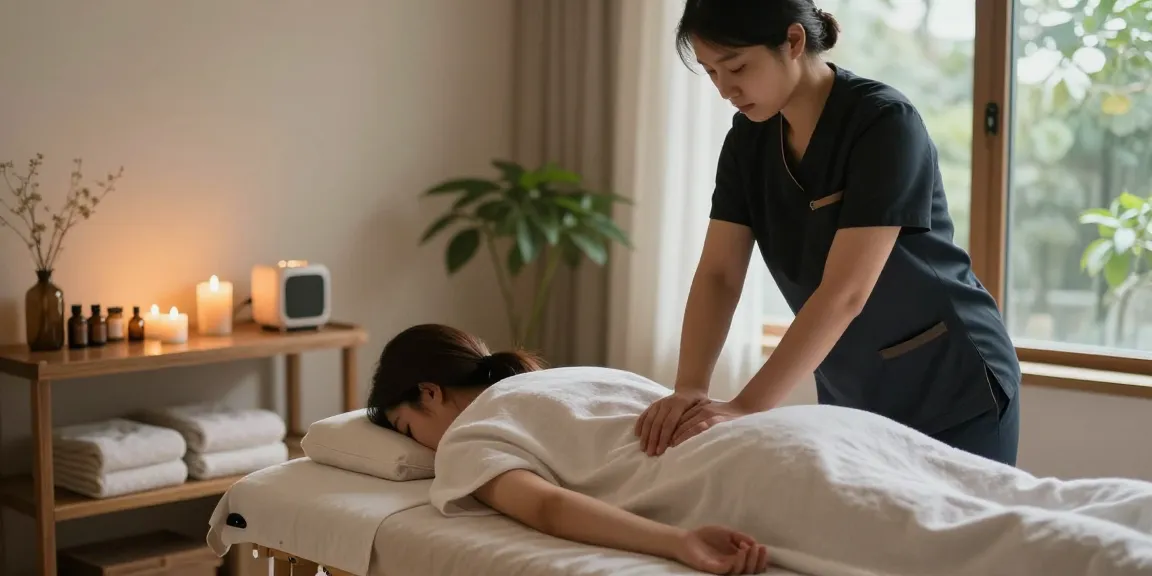 처인구출장안마 전문 마사지 서비스가 진행되는 편안한 공간의 이미지.