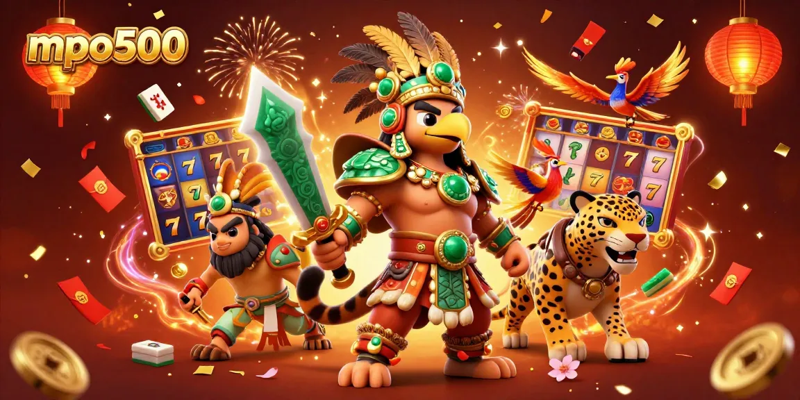 MPO500 provides thrilling online gaming experiences with 3D slots, jackpot counters, and vibrant casino elements.