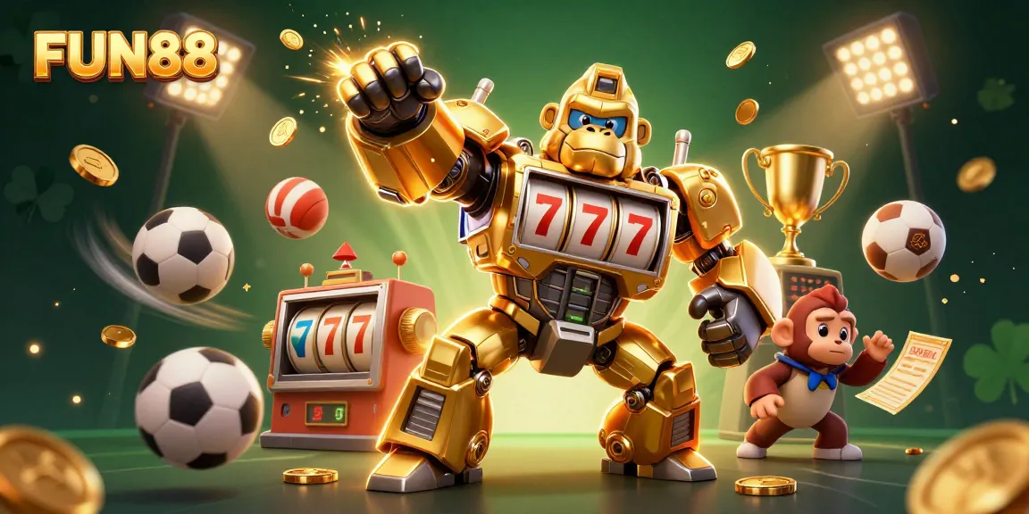 Experience FUN88 with thrilling casino and sports gaming in an explosive 3D action scene.