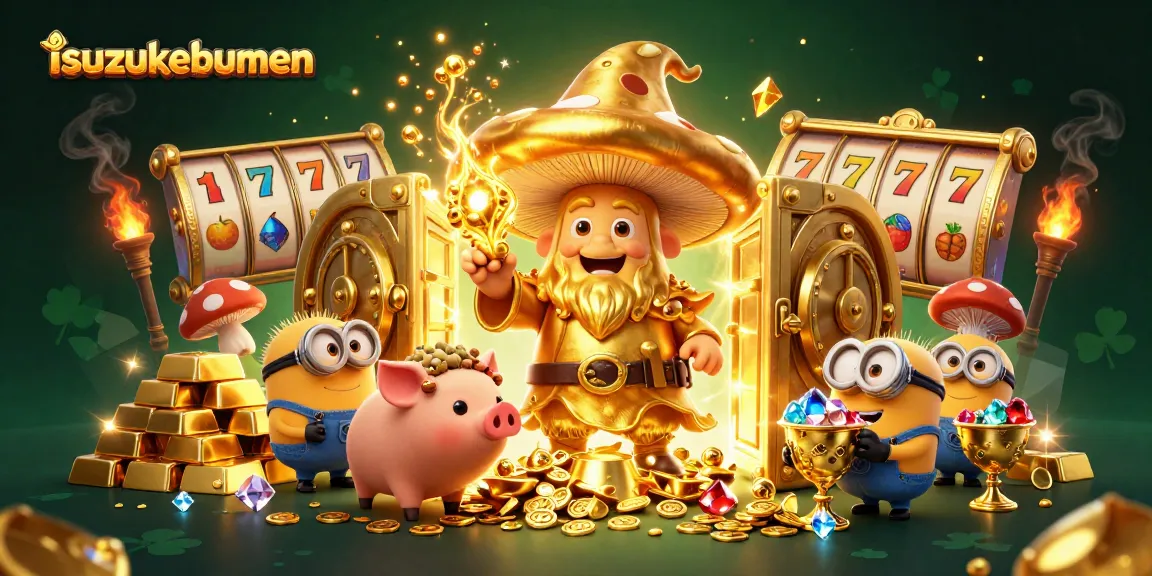 Experience the magical world of isuzukebumen's golden treasures, where jackpots and riches come alive!