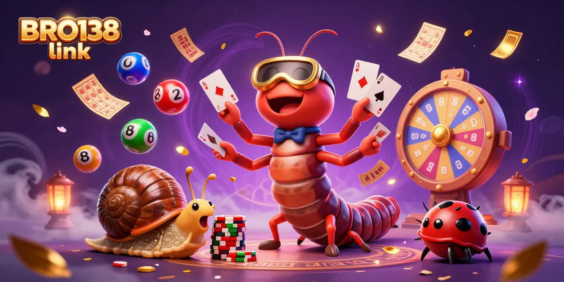 Engage with exciting games at BRO138 link featuring a dynamic casino scene with vibrant elements.