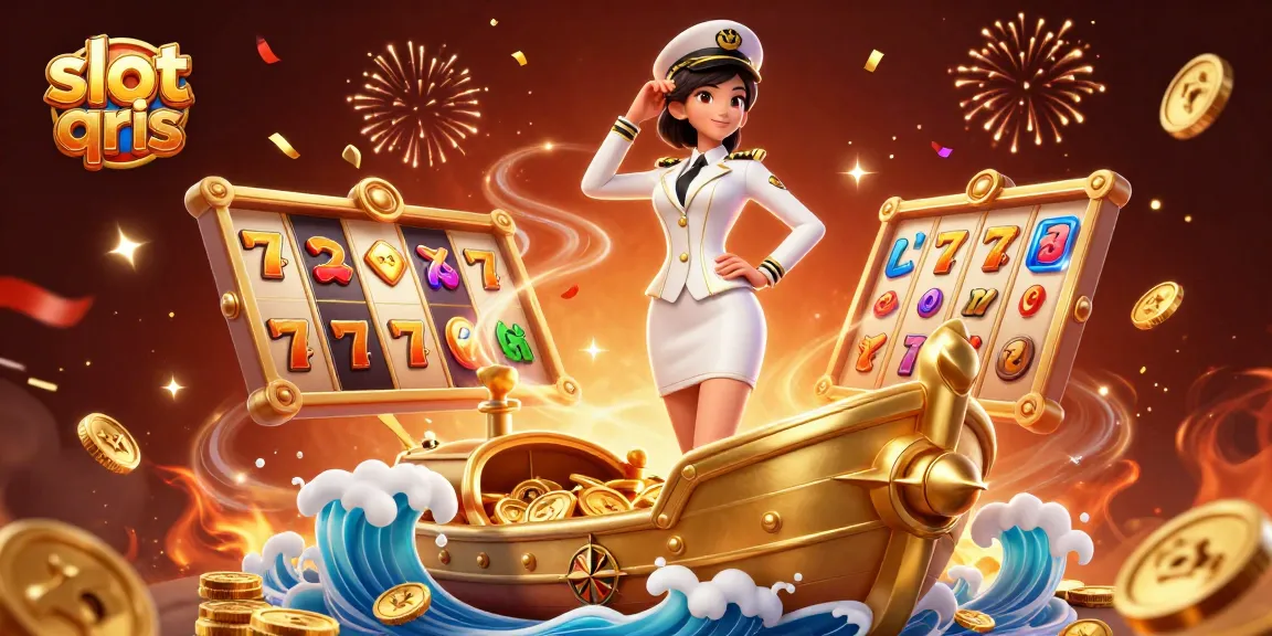Spin the reels at slot qris and enjoy vibrant casino action surrounded by festive elements.