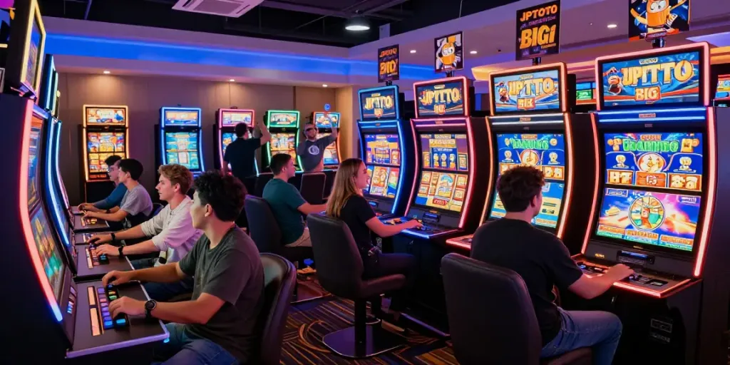 Pengalaman bermain di https://jptotogood.com/ dengan mesin slot menarik dan suasana kasino yang ceria.
