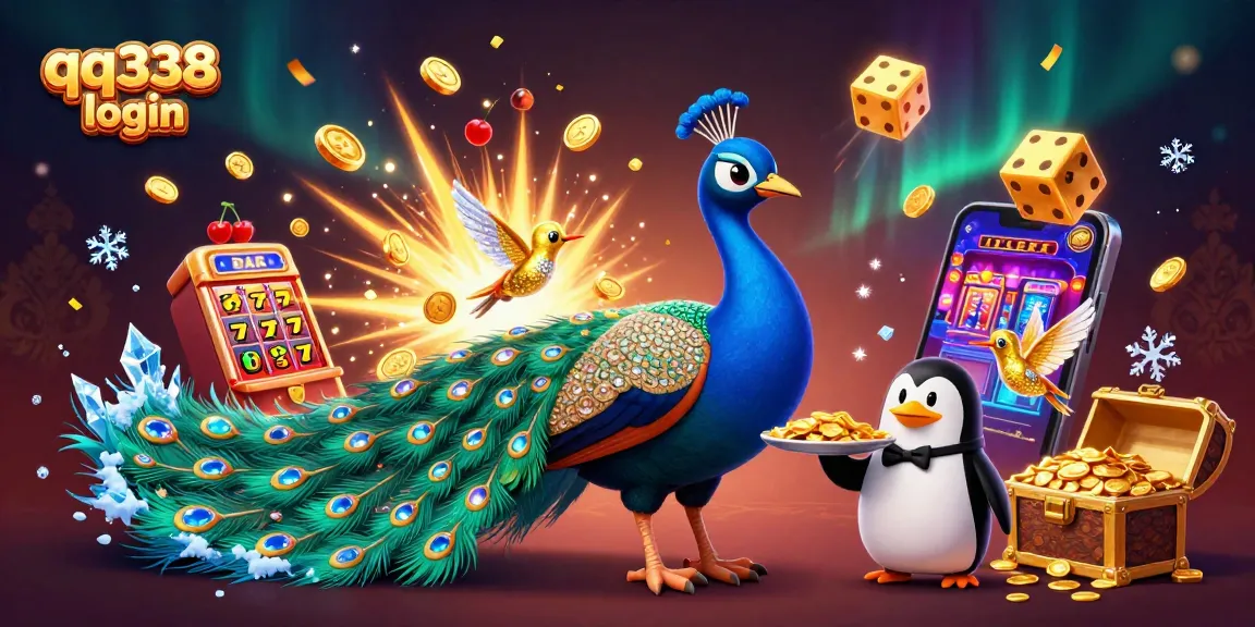 Experience thrilling gaming with qq338 login while surrounded by dazzling casino elements.