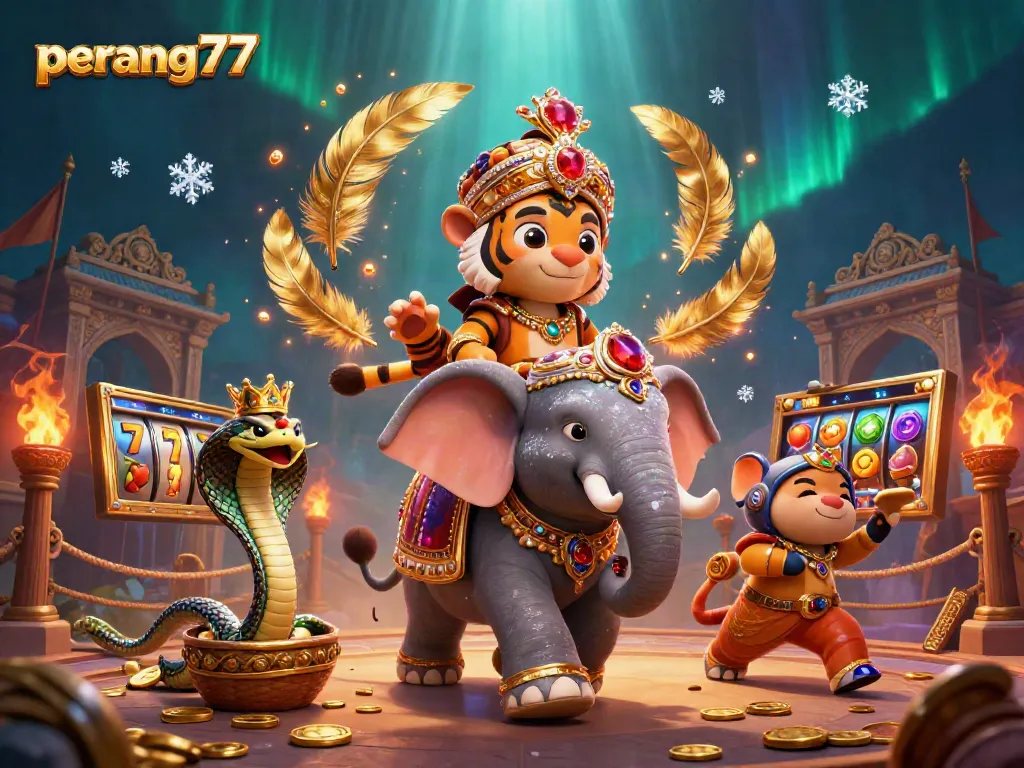 Putaran slot dan jackpot membawa keberuntungan di perang77 dengan elemen permainan yang ramai.