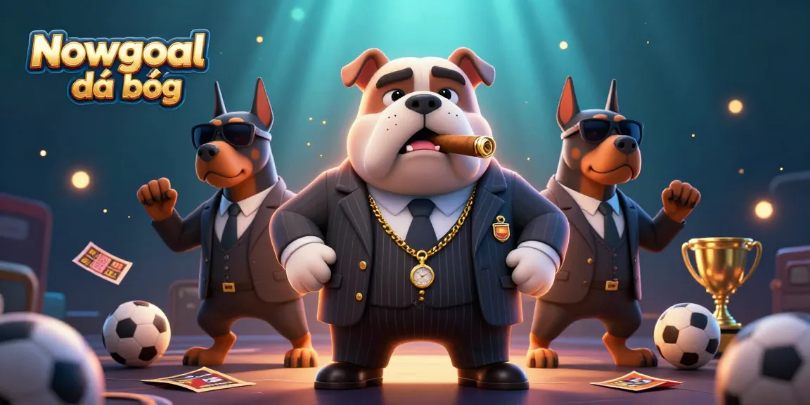 Engage with nowgoal đá bóng as a bulldog boss and bodyguards embrace a sports betting frenzy.