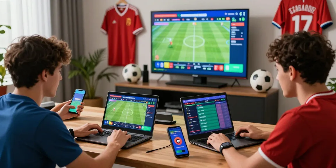 Engaging online sports betting environment showcasing players interacting with live matches and betting platforms, highlighting the excitement and community in understanding content.