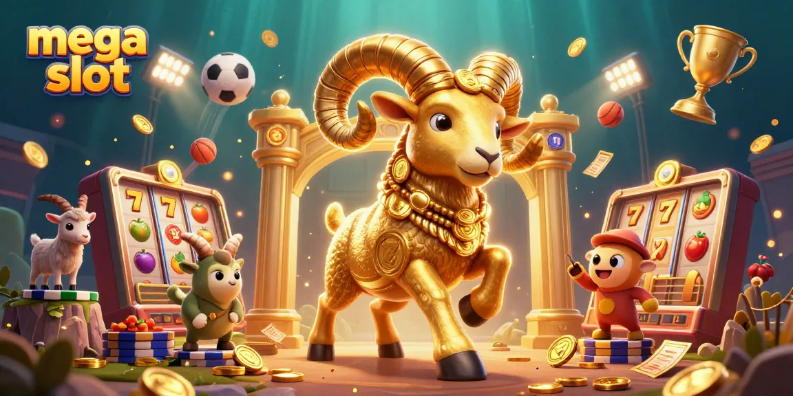 Menangkan permainan mega slot dengan jackpot menarik dan simbol keberuntungan.
