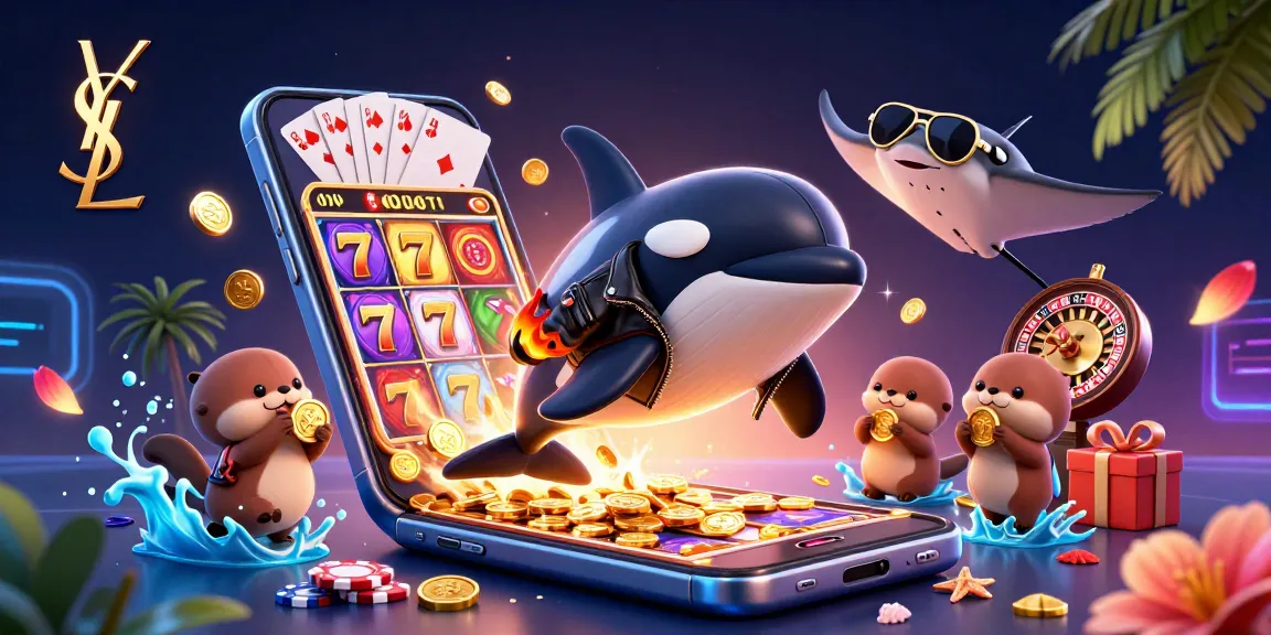 Experience ysl with a thrilling 3D casino scene featuring whimsical sea creatures and dynamic slot gameplay.