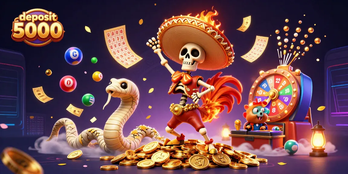 Experience the excitement at deposit 5000 casino with vibrant characters and dynamic gaming elements.
